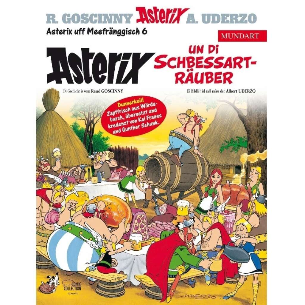 Asterix un die Schbessarträuber Cover Asterix un die Schbessarträuber Cover